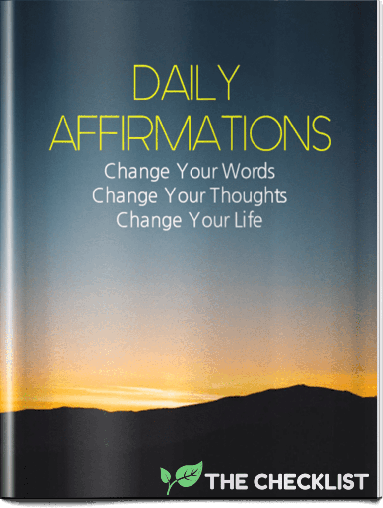 daily affirmations checklist